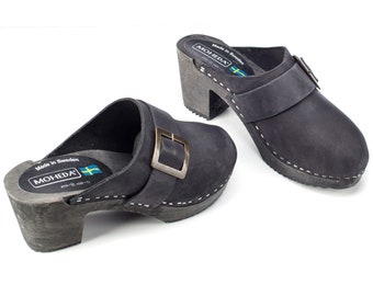 narrow clogs and mules