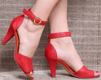 Red hair babe heels | Etsy Red hair babe heels | Etsy