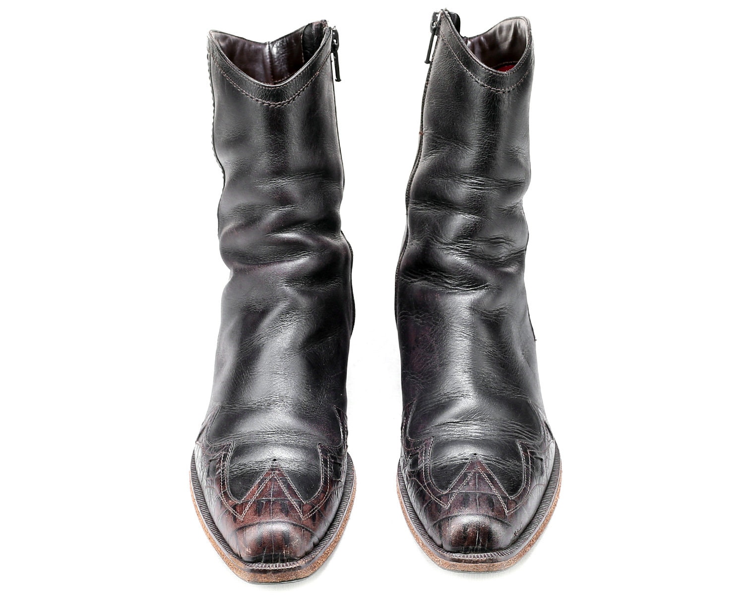 US Mujer 5.5 Ankle Beatle botas 90s 90s 90s Block Heel Marrón Vintage Real cuero Western botas ies Regular Fit Side Zip Chelsea botas UK 3 EUR 35.5 e64a74 US Mujer 5.5 Ankle Beatle botas 90s 90s 90s Block Heel Marrón Vintage Real cuero Western botas ies Regular Fit Side Zip Chelsea botas UK 3 EUR 35.5 e64a74