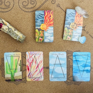 Oracle Deck + gidsboek: de 4 elementen van zelfzorg