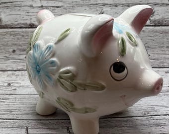 とてもカラフルなヴィンテージの陶器製貯金箱 - Etsy 日本