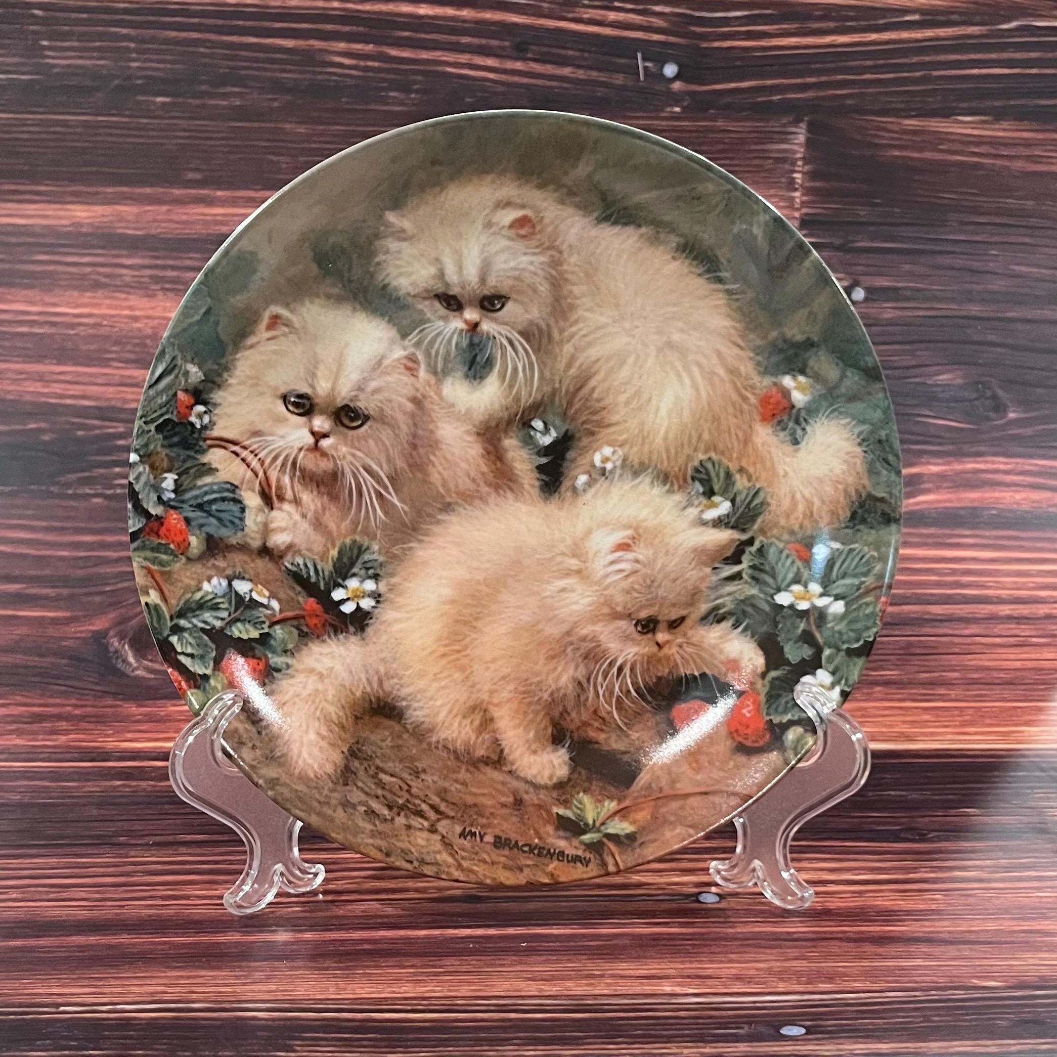 Vintage cat plate - Etsy 日本