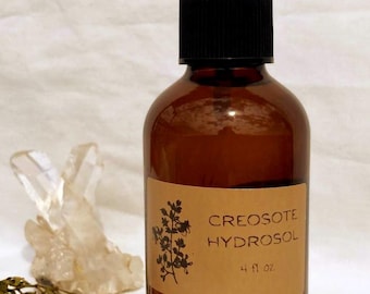 Creosote (Chaparral) Hydrosol - Desert Rain Face & Body Mist, Wildcrafted Sonoran Desert aromatherapy