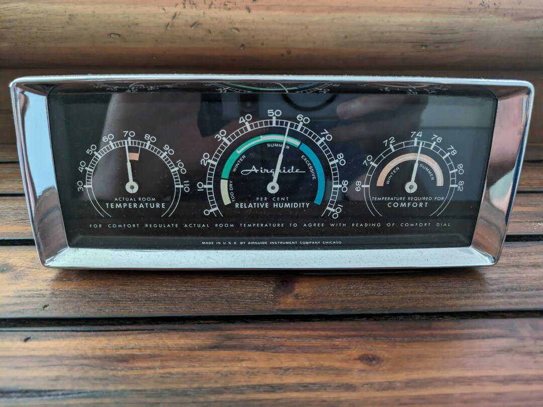 Vintage Airguide Weather Station Evolution