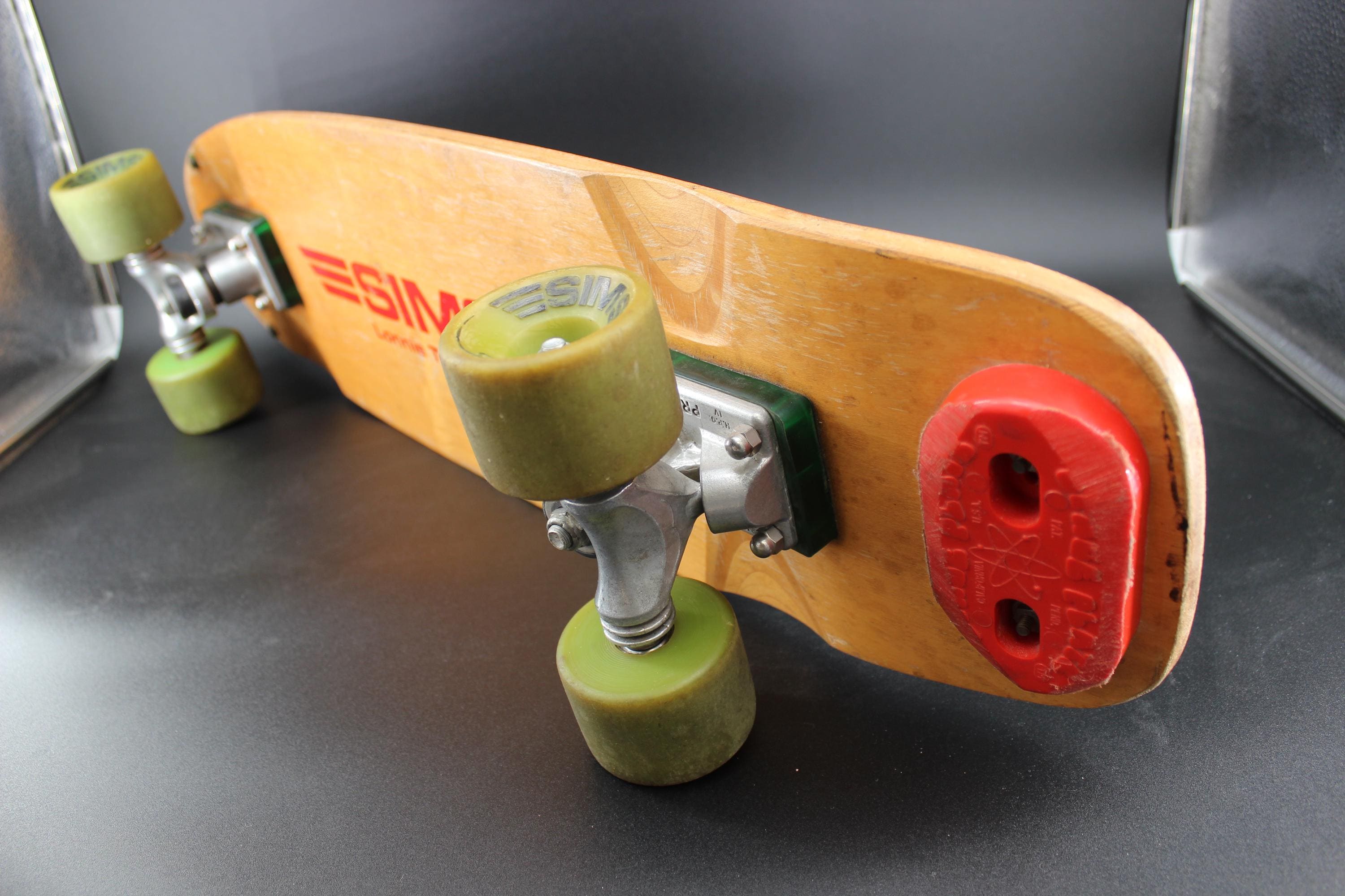 Vintage Sims Lonnie Toft Skateboard, Gullwing Pro Trucks and Sims