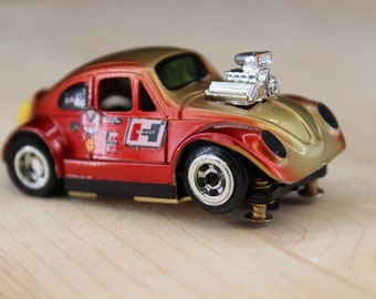 Vintage Tyco Pro Slot Car - Volkswagen VW Beetle Bug