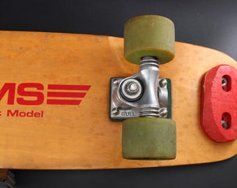 Vintage Sims Lonnie Toft Skateboard, Gullwing Pro Trucks and Sims