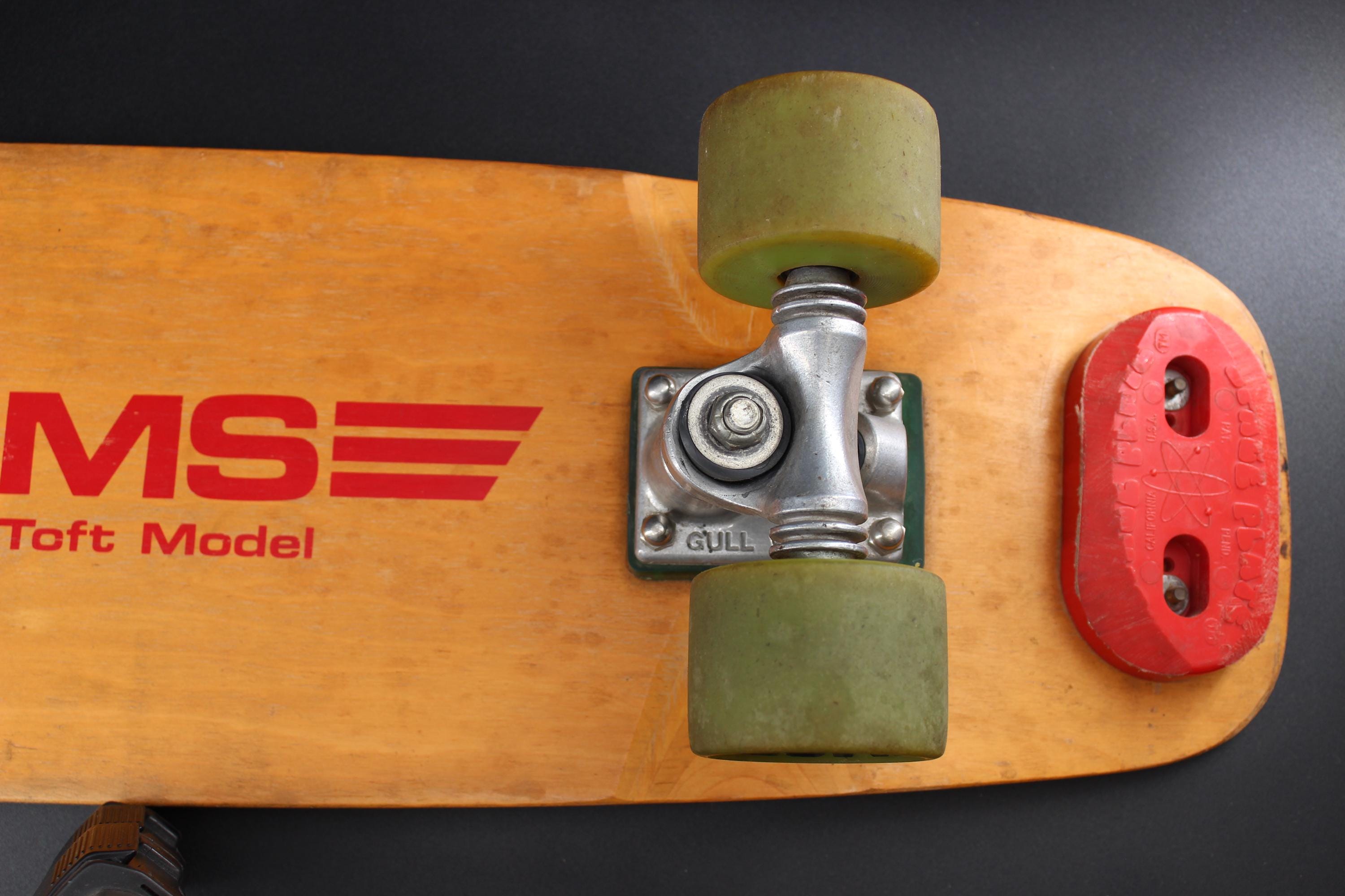 Vintage Sims Lonnie Toft Skateboard, Gullwing Pro Trucks and Sims