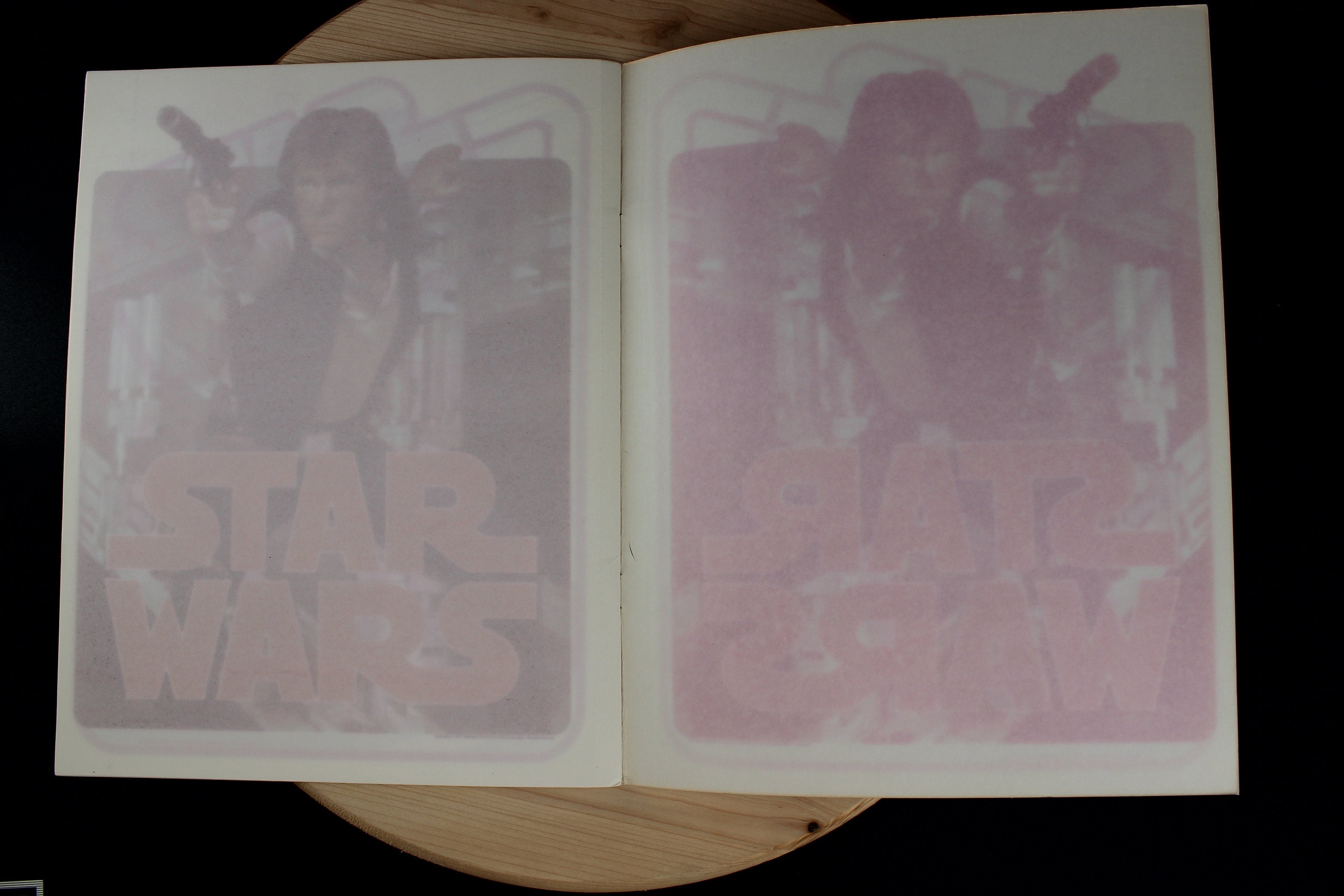 Vintage the Star Wars Iron-on Transfers Book With All 16