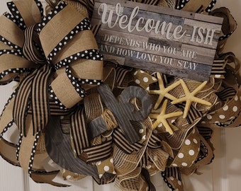 Welcome-ish Nautical Wreath