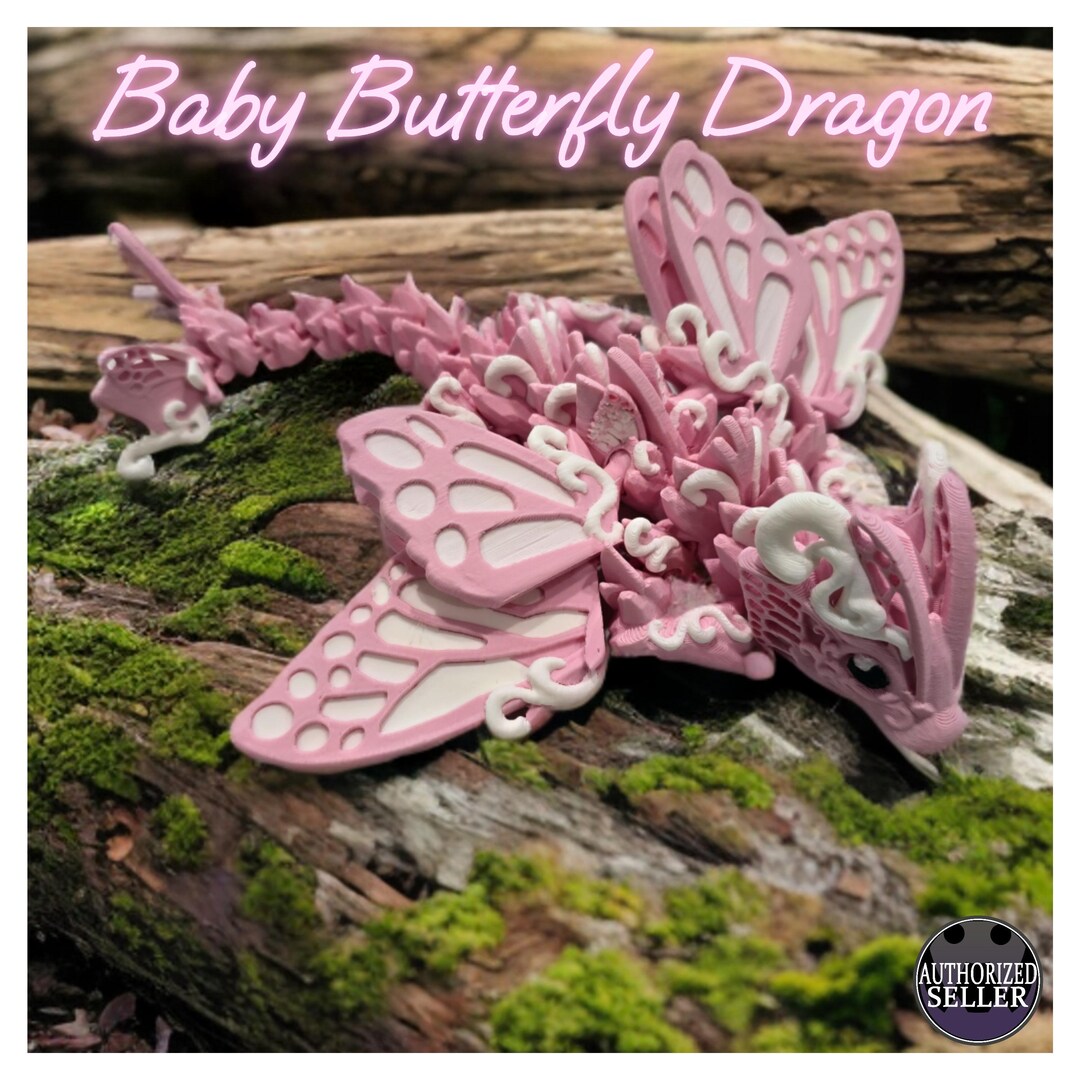 Butterfly Baby Tadling Dragon With Wings | Flexi Wiggle