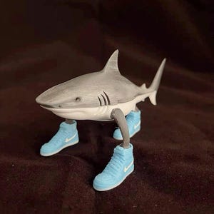 Tralalero Tralala Funny Figurine, TRALALERO TRALALA Toy, Brainrot Meme, Trendy Italian Brainrot, Tiktok Meme Collectible, Internet Meme Arts