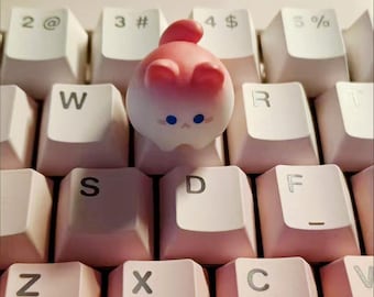 Whimsical Cat Keycap, Custom OEM Mechanical Keyboard Cap, Mini Cat Key Cap, Cherry MX Accessories for Gamers, Decor for Game Room