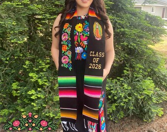 Class of 2026 Virgin of Guadalupe Graduation Stole/Mexican Graduation Stole/ Graduation sash/Mexican graduation sash/graduation stole 2026