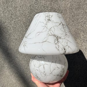 Italian design murano glass mushroom table lamp Italy 1970s