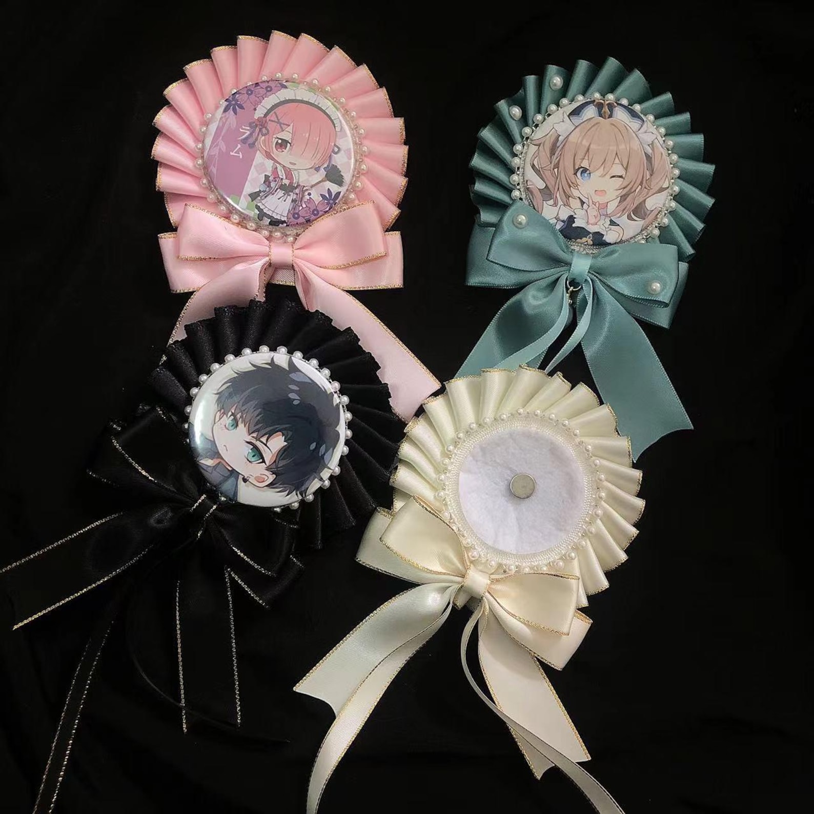 Pin Badge Rosette,ita Bag Badge Rosettes,itabag Backpack Pin ...