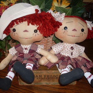 Raggedy Ann and Andy #155 Itsy Bitsy Raggedies E-PATTERN Instant Download