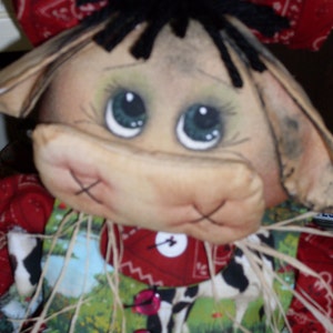 Primitive Raggedy Kuh Puppe Sofort Download E-MUSTER Hilda die Heffa #114