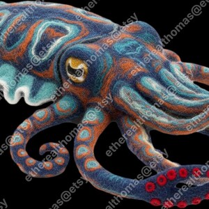 Digital Image of a cuttle fish