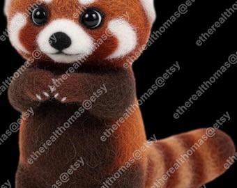 Digital Image of a red panda