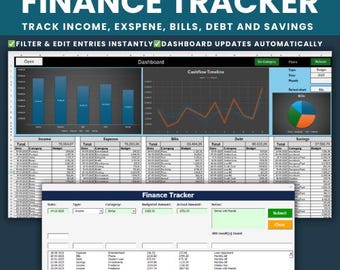Excel Budget Tracker: Automated Finance Dashboard (VBA)