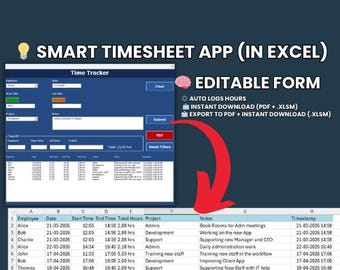 Time Tracker with PDF Export