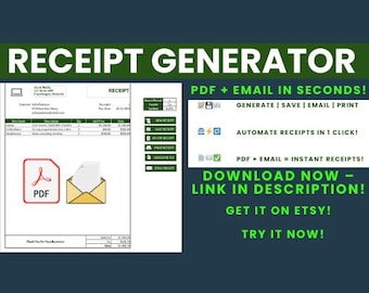 Receipt Generator Excel Template