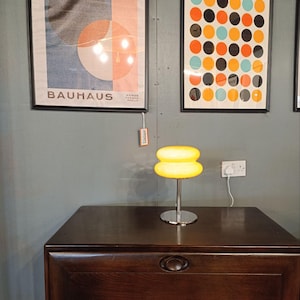 Bauhaus Mid Century Design LED Mushroom Lamp - Adjustable Lighting