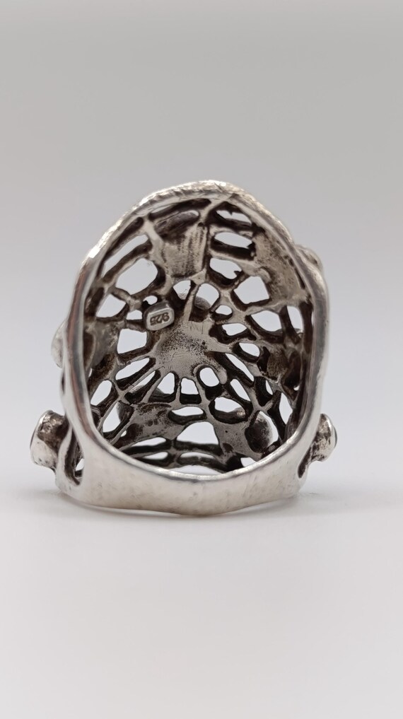 Sterling Silver "Galaxy" Ring with Ruby, Emerald,… - image 7