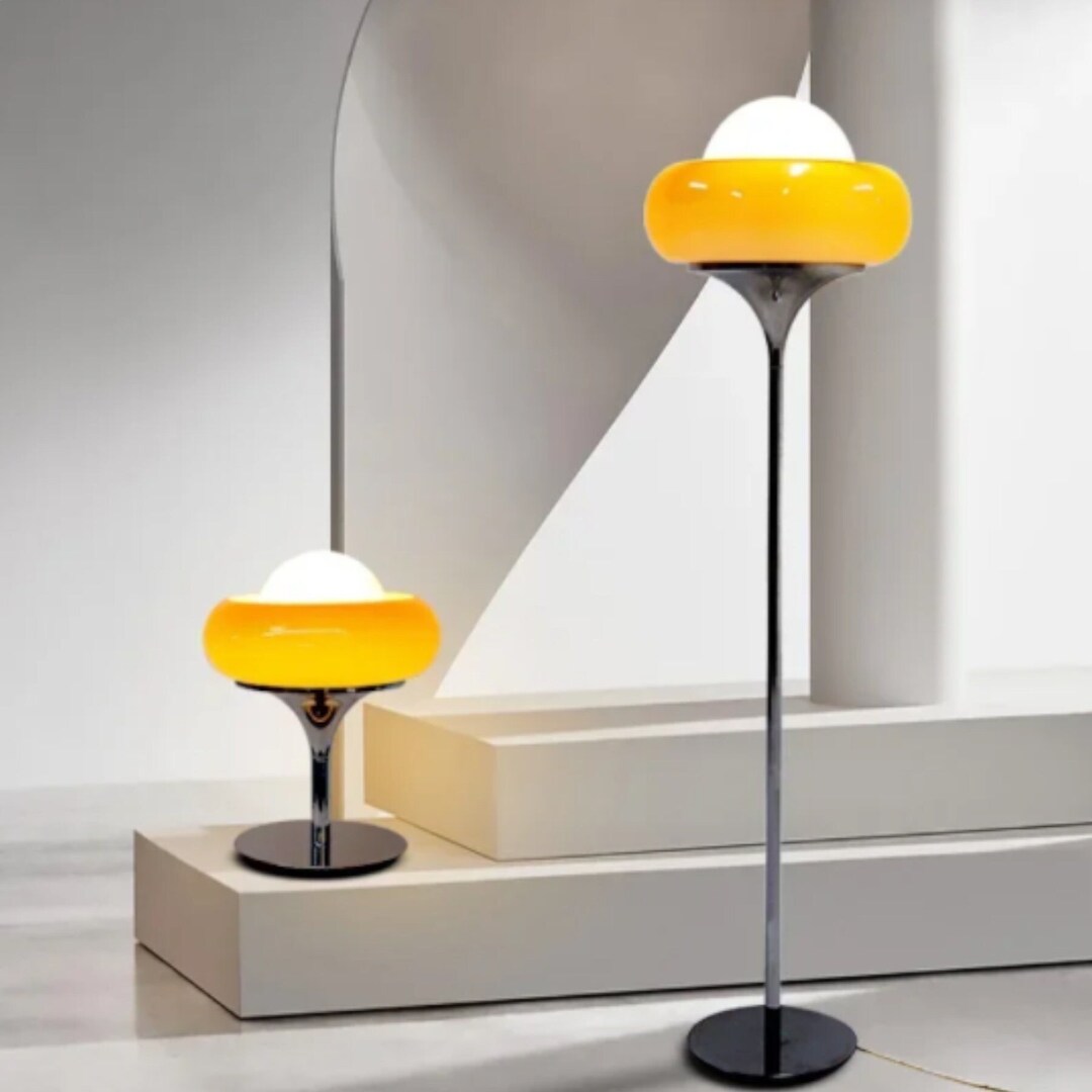 Bauhaus Medieval Table Lamp Bedroom Bedside Living Room Glass Creative Decoration Desk Nordic ...