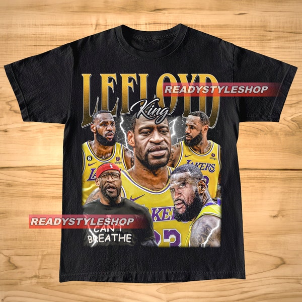 Vintage King LeFloyd T-Shirt, Unisex Man and Women Graphic Tee, Lebron James Offensive Meme Shirt