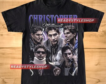 T-shirt vintage Christopher Moltisanti, t-shirt graphique unisexe homme et femme, chemise Michael Imperioli