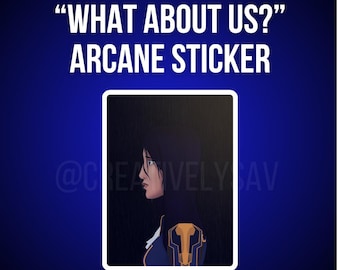 Huile et eau (Caitlyn Kiramman Fanart) Sticker