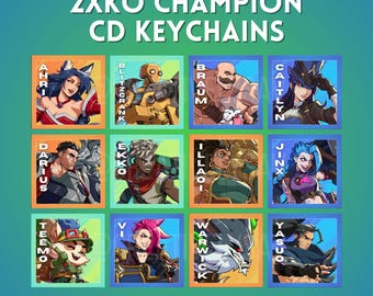 Porte-clés CD 2XKO Champion