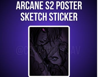 Arcane S2 ポスター ファンアート ステッカー