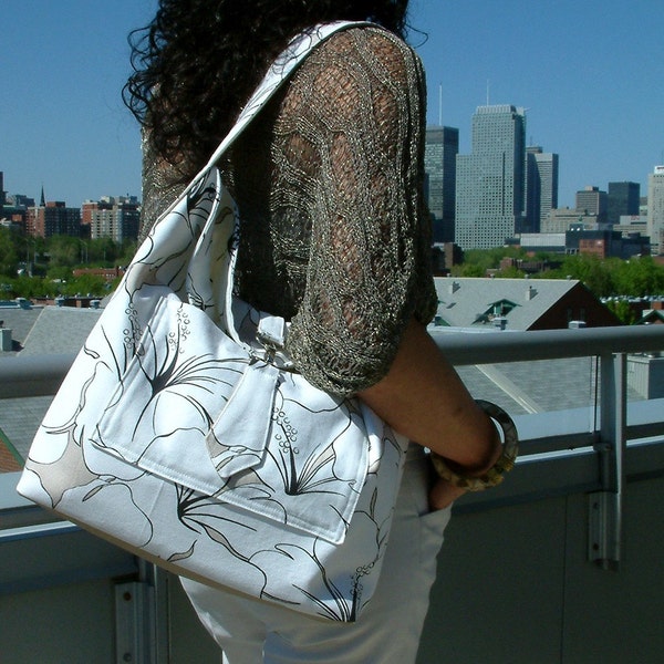 Hibiscus Hobo Bag