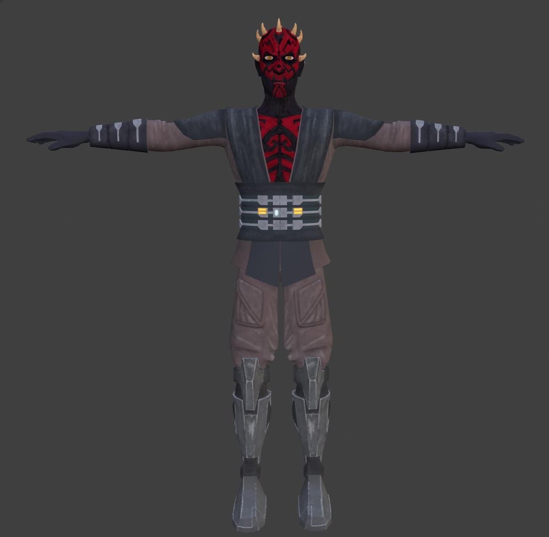 Darth Maul (clone Wars) Rig - Etsy