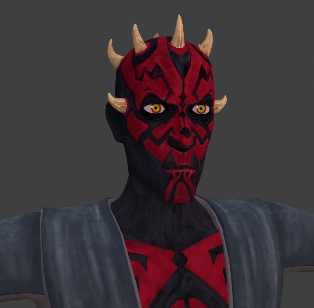 Darth Maul (clone Wars) Rig - Etsy