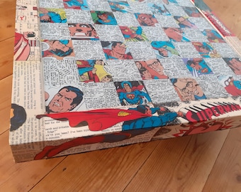 Superman comic Chessboard