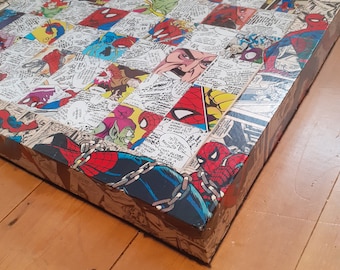 Spiderman comic Chessboard