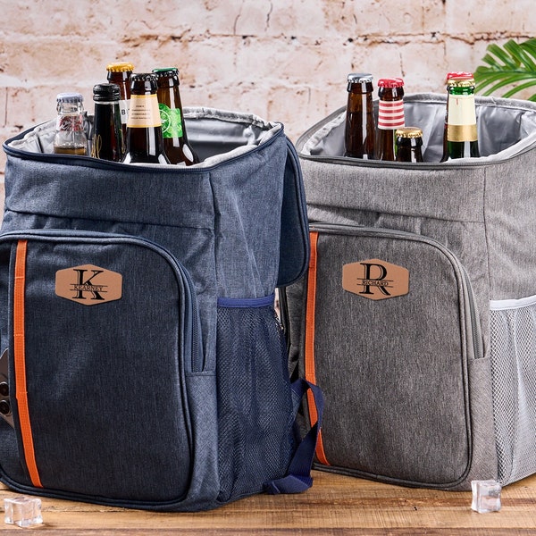 Groomsman Cooler Backpack Groomsman Gift Personalized Beer Cooler Bag Custom Engrave Men Cooler Bag Fathers Day Gift For Him Graduation Gift