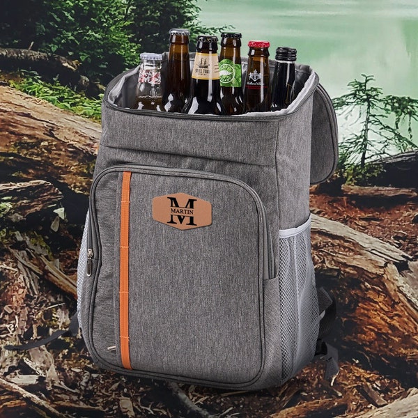 Custom Groomsman Cooler Backpack Personalized Groomsman Gift Engraved Beer Cooler Bag Graduation Gift For Husband Men Insulated Cooler Bag