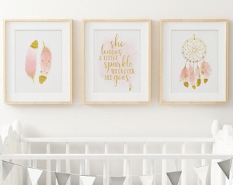 girl nursery prints etsy