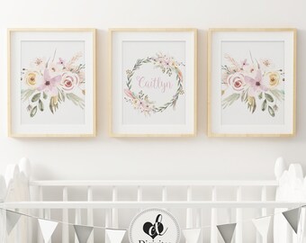 nursery wall art personalised