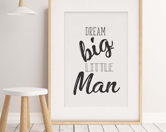 Dream Big Little Man - Etsy
