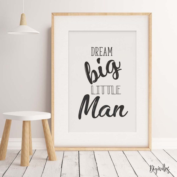 Dream Big Little Man - Etsy