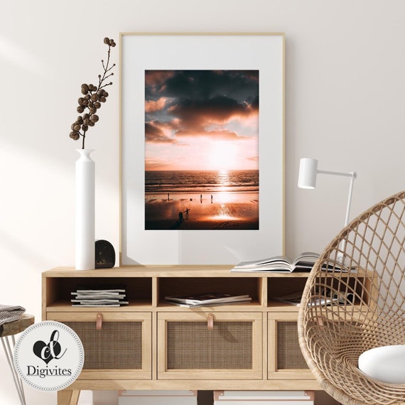 Seaside Escape Marc Lucien Coastal Beach Tropical Landscape Print Poster 24x25