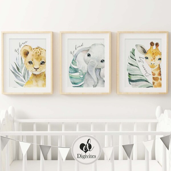 Safari Nursery Decor - Etsy