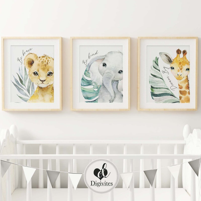 Safari Nursery Decor - Etsy