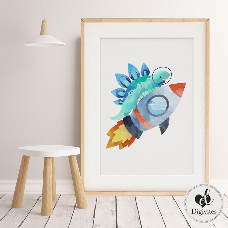 Boy Nursery Decor. Space Nursery Wall Art. Little Boys Room | Etsy